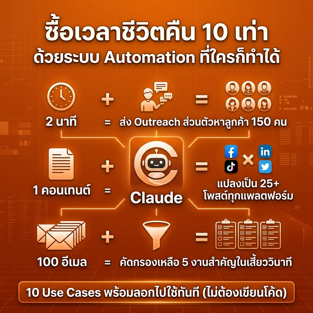Claude Cowork: ผู้ช่วย AI ที่ทำงานแทนคุณได้จริง